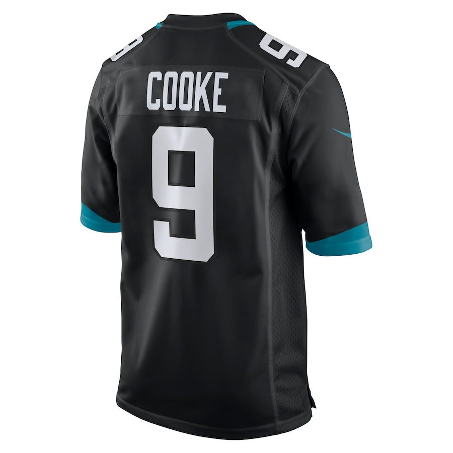 Jacksonville Jaguars Logan Cooke Game Black Football Jersey product image