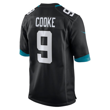 Jacksonville Jaguars Logan Cooke Game Black Football Jersey product image