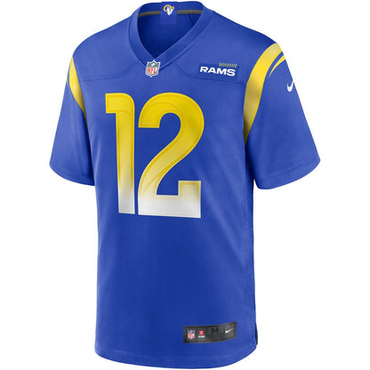 Los Angeles Rams Van Jefferson Game Royal Football Jersey product image