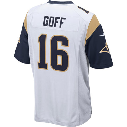 Los Angeles Rams Jared Goff Game White Football Jersey product image