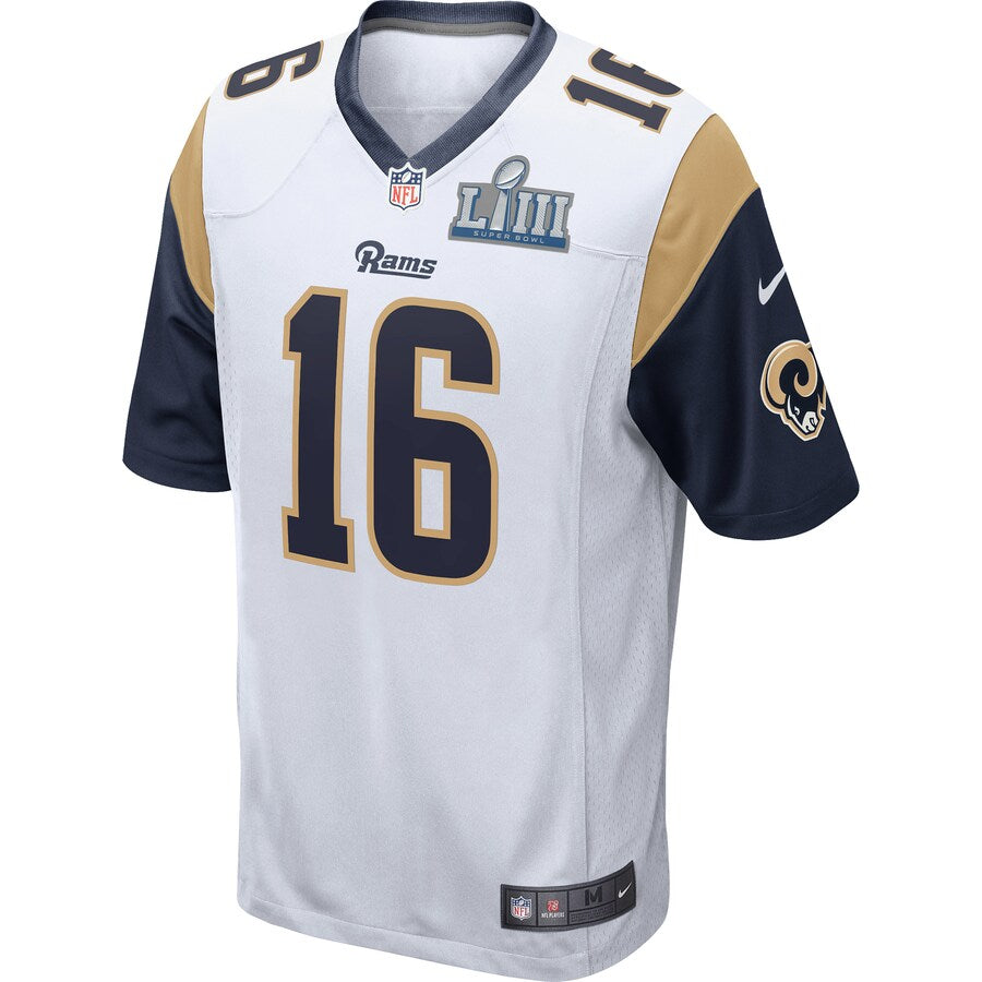Los Angeles Rams Jared Goff Game White Football Jersey product image