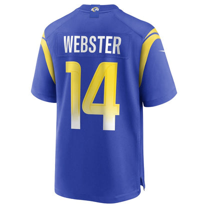Los Angeles Rams Nsimba Webster Game Royal Football Jersey product image