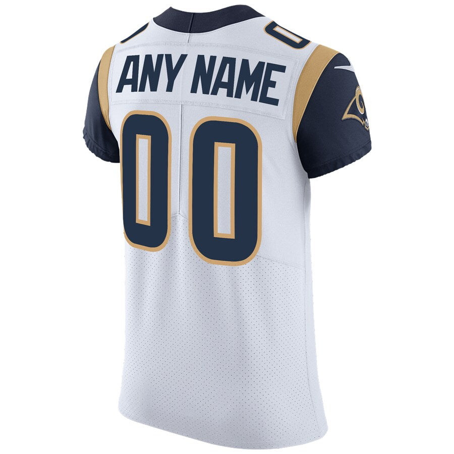 Los Angeles Rams Custom White Football Jersey product image