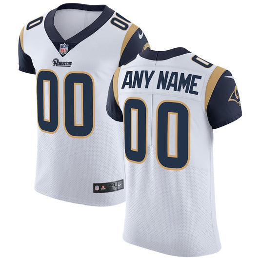 Los Angeles Rams Custom White Football Jersey product image