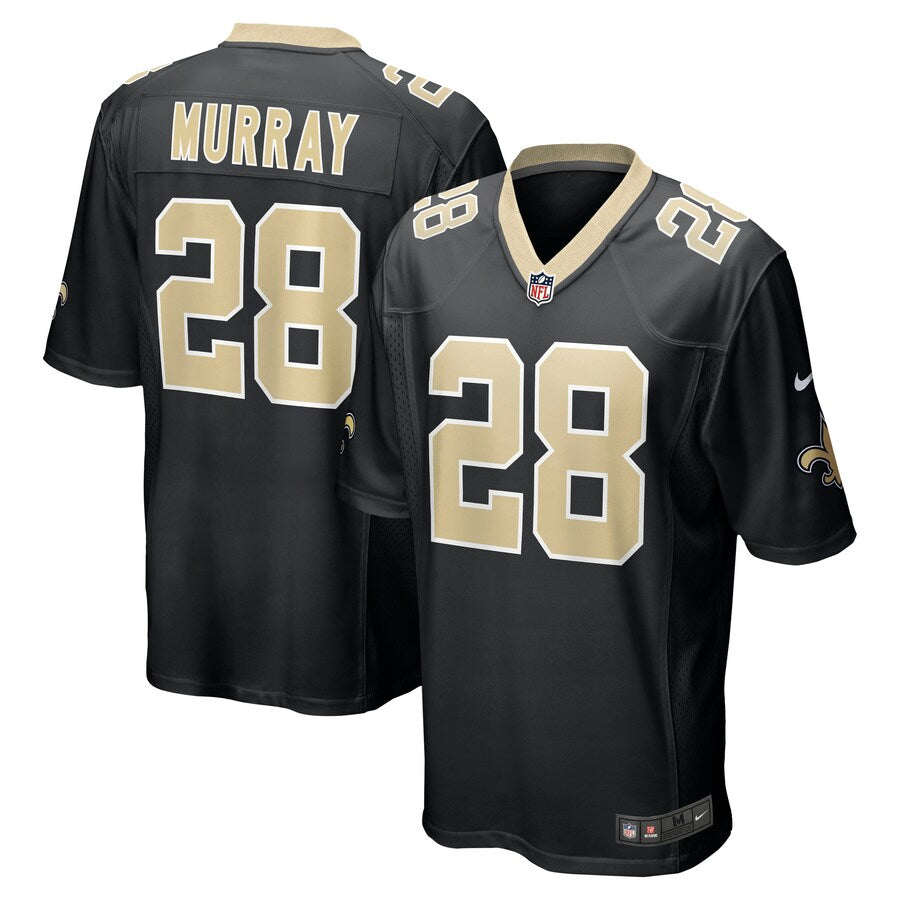 New Orleans Saints Latavius Murray Game Black Football Jersey product image