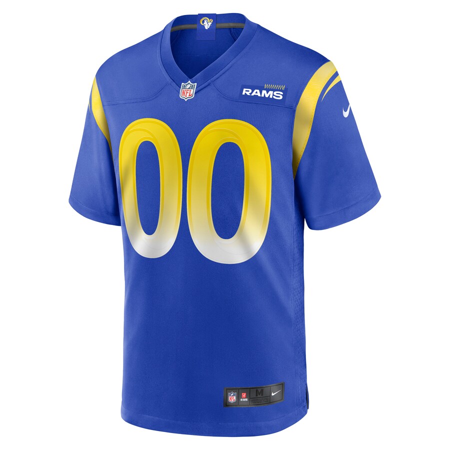 Los Angeles Rams Royal Custom Game Royal Football Jersey product image