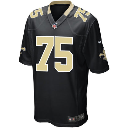 New Orleans Saints Andrus Peat Game Black Football Jersey product image