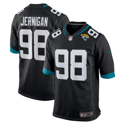 Jacksonville Jaguars Timmy Jernigan Game Black Football Jersey product image