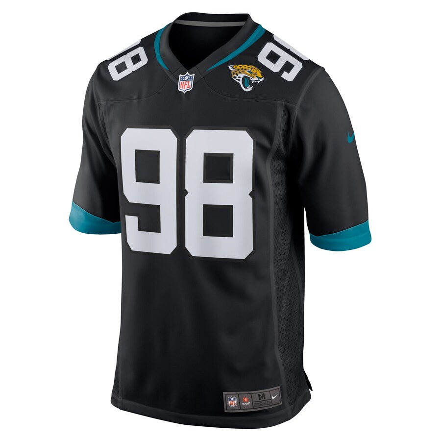 Jacksonville Jaguars Timmy Jernigan Game Black Football Jersey product image
