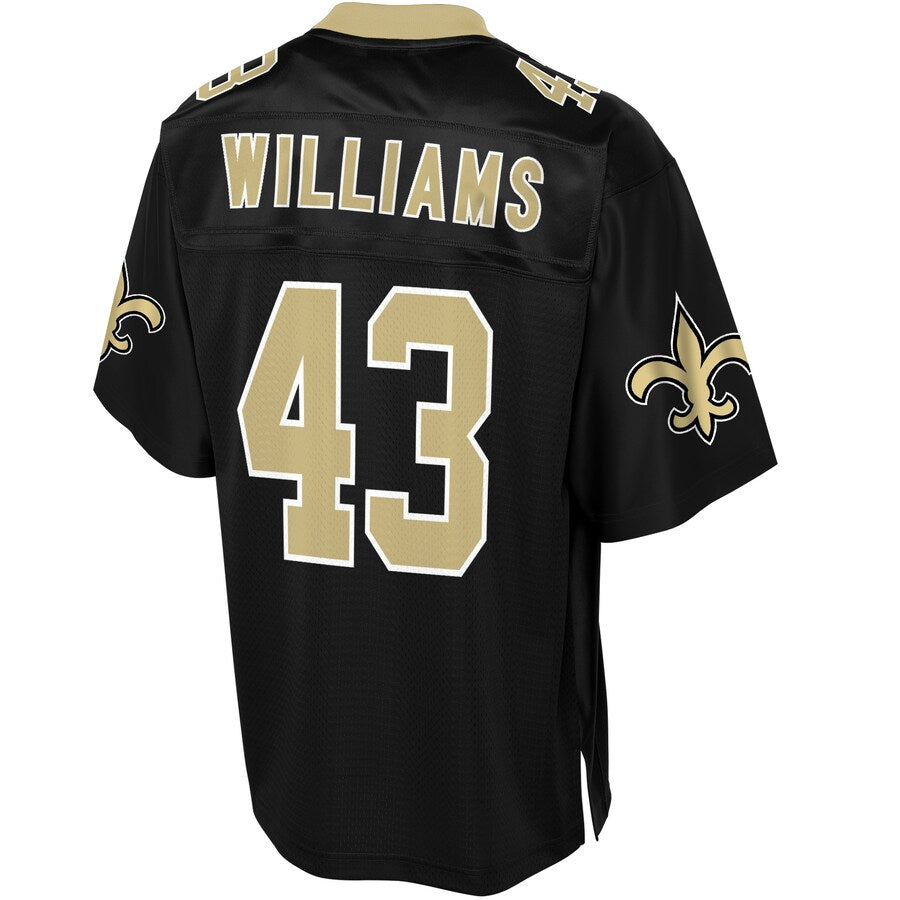 New Orleans Saints Marcus Williams Pro Line Big & Tall Black Football Jersey product image