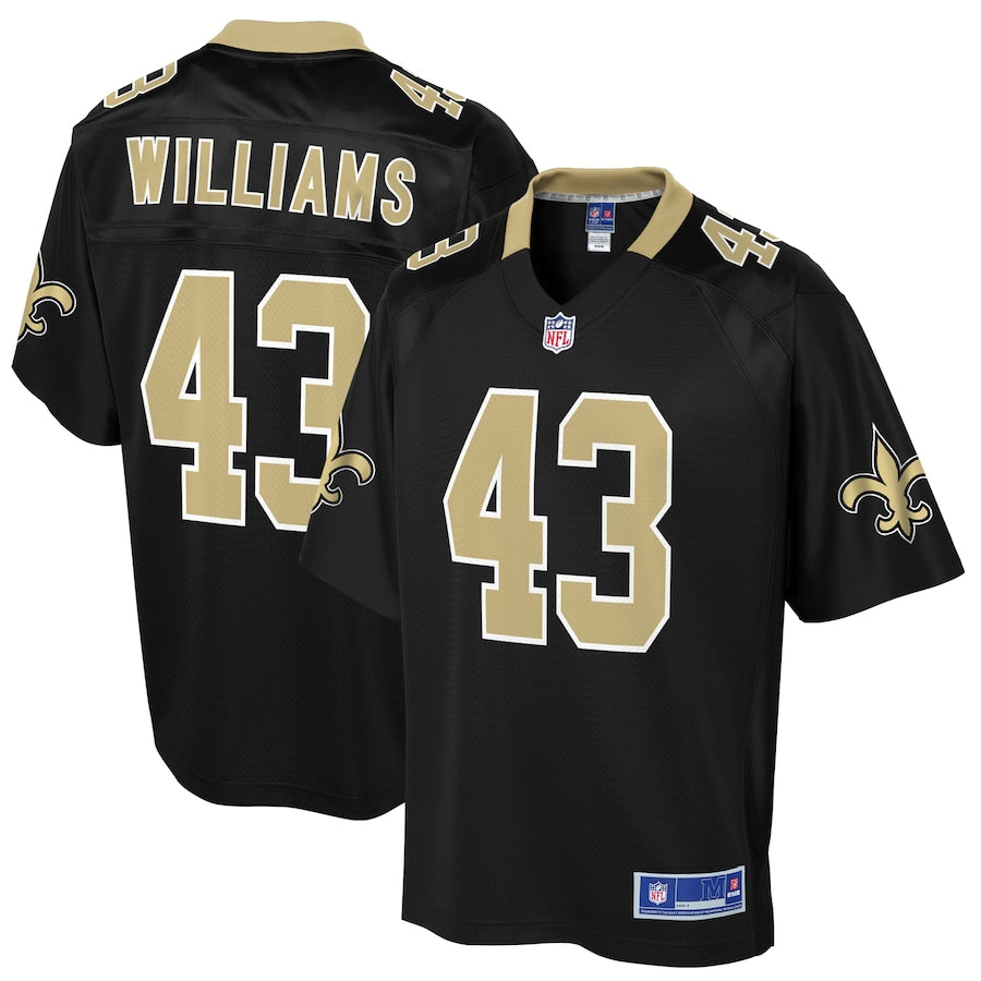 New Orleans Saints Marcus Williams Pro Line Big & Tall Black Football Jersey product image