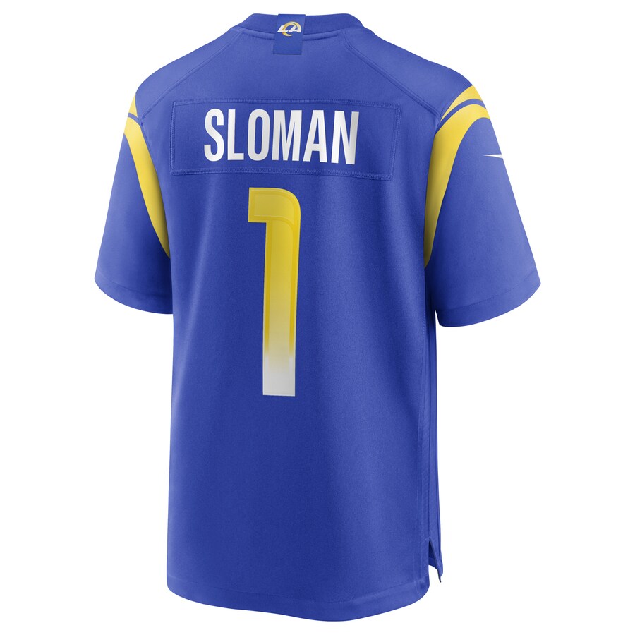 Los Angeles Rams Samuel Sloman Game Royal Football Jersey product image