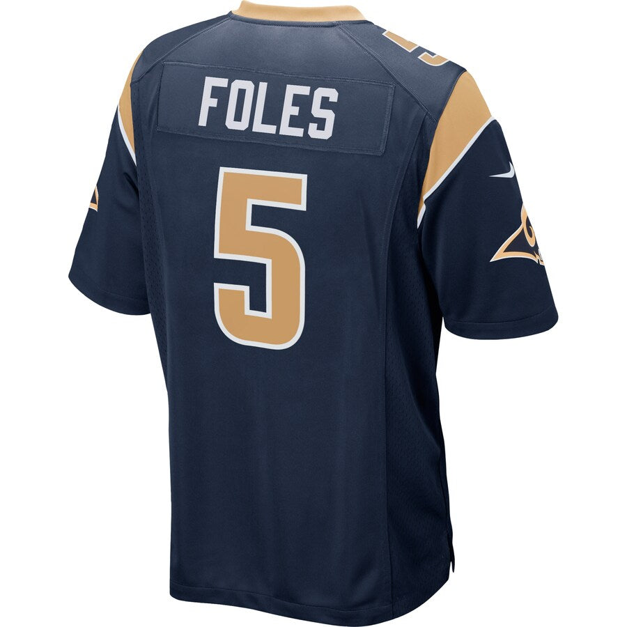 Los Angeles Rams Nick Foles Game Navy Football Jersey product image