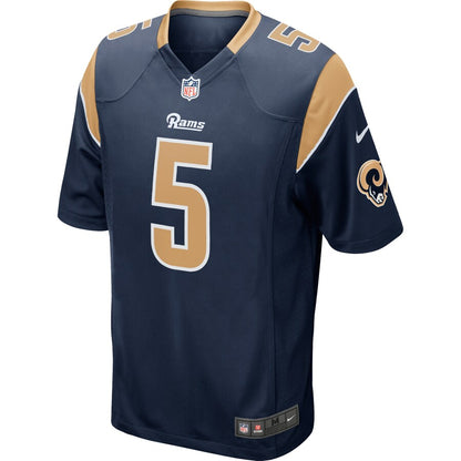 Los Angeles Rams Nick Foles Game Navy Football Jersey product image