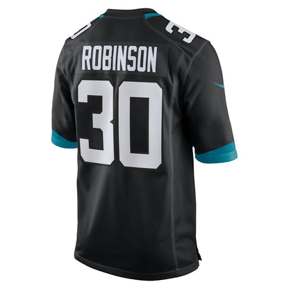 Jacksonville Jaguars James Robinson Game Black Football Jersey product image