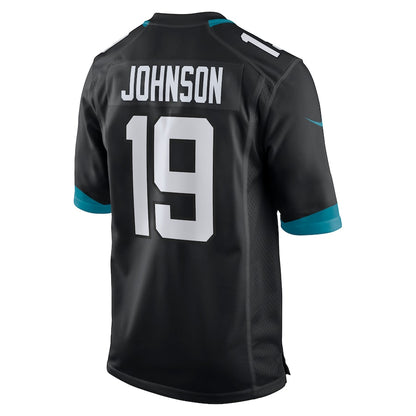 Jacksonville Jaguars Collin Johnson Game Black Football Jersey product image