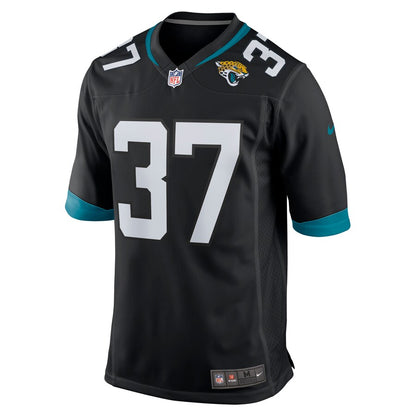 Jacksonville Jaguars Tre Herndon Game Black Football Jersey product image