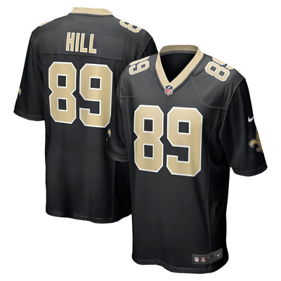 New Orleans Saints Josh Hill Game Black Football Jersey product image