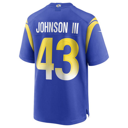 Los Angeles Rams John Johnson Game Royal Football Jersey product image