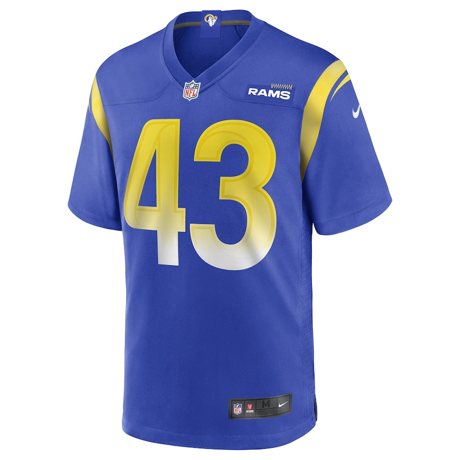Los Angeles Rams John Johnson Game Royal Football Jersey product image