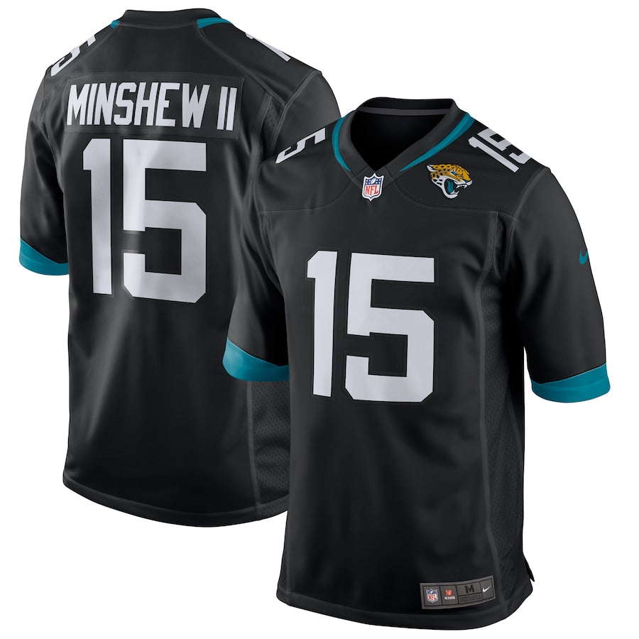 Jacksonville Jaguars Gardner Minshew Game Black Football Jersey product image