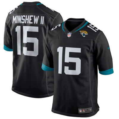Jacksonville Jaguars Gardner Minshew Game Black Football Jersey product image