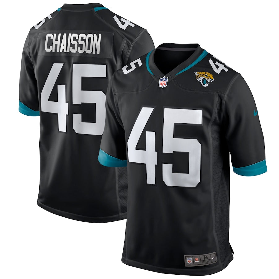 Jacksonville Jaguars K'lavon Chaisson Game Black Football Jersey product image