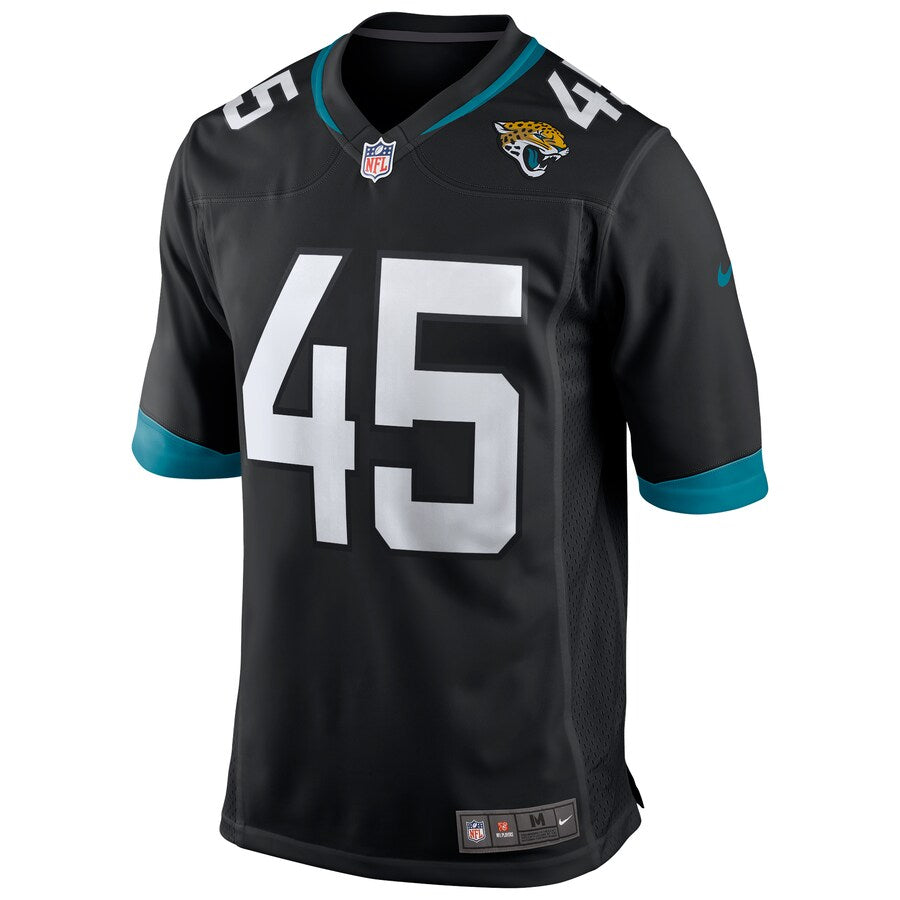Jacksonville Jaguars K'lavon Chaisson Game Black Football Jersey product image