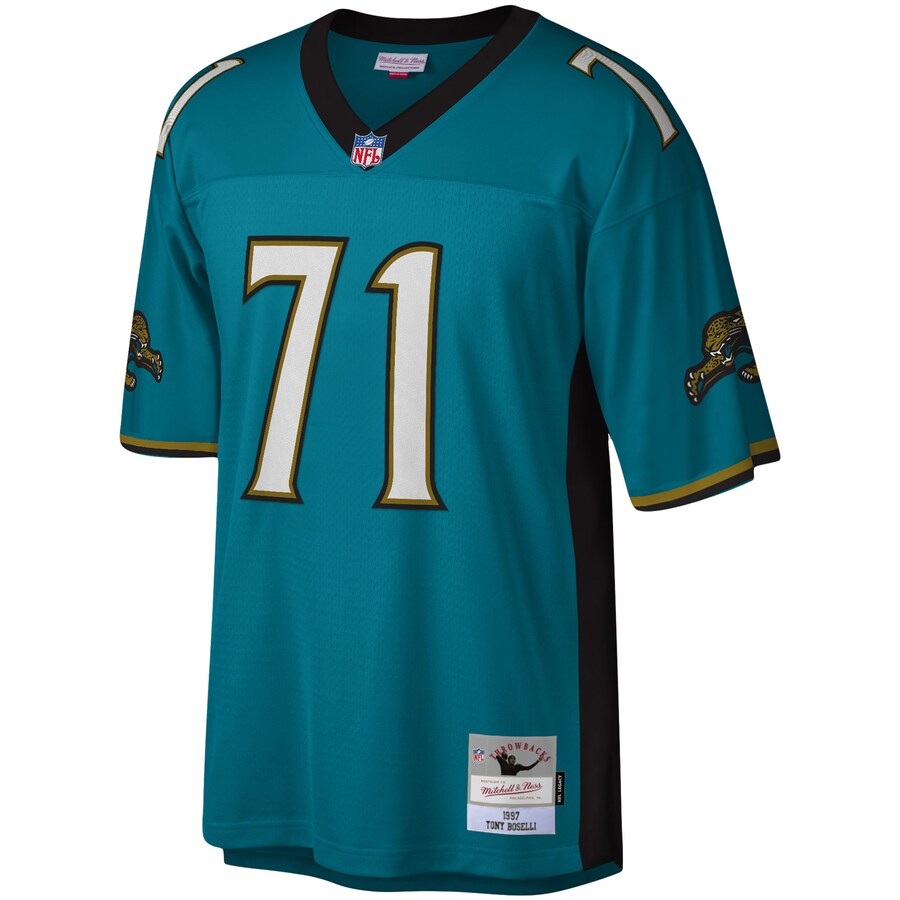 Jacksonville Jaguars Tony Boselli Teal Legacy Teal Football Jersey product image
