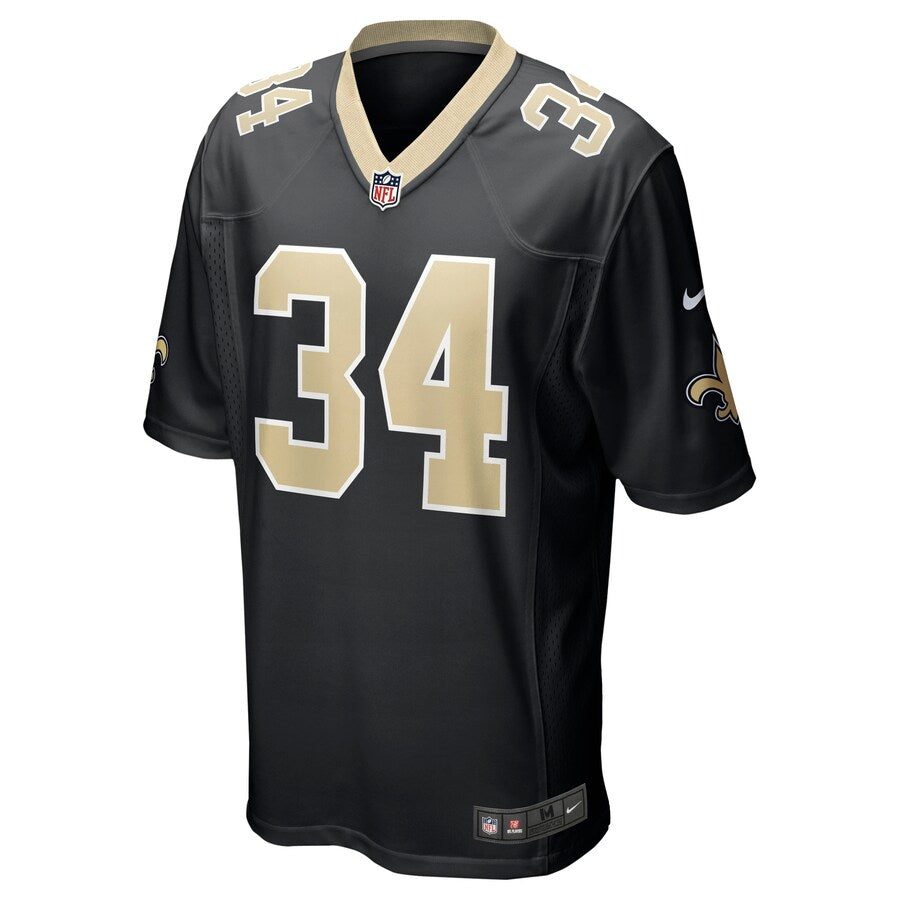 New Orleans Saints Justin Hardee Game Black Football Jersey product image
