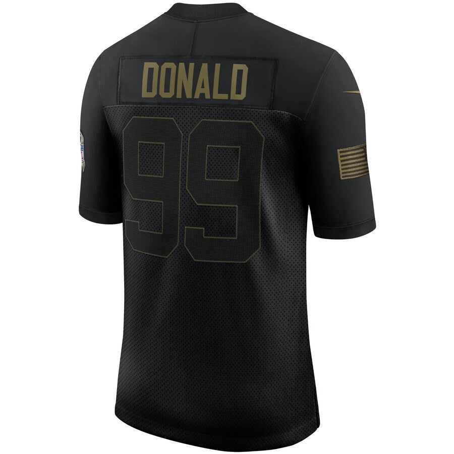 Los Angeles Rams Aaron Donald Limited Salute To Service Black Football Jersey product image