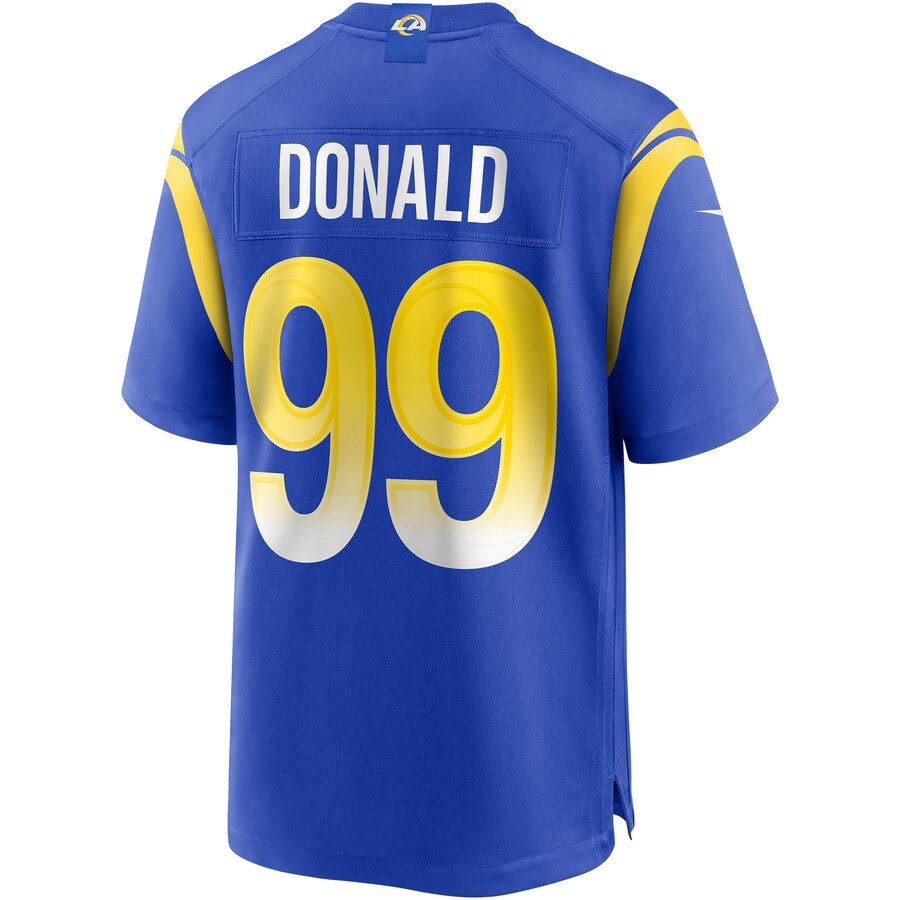 Los Angeles Rams Aaron Donald Game Royal Football Jersey product image