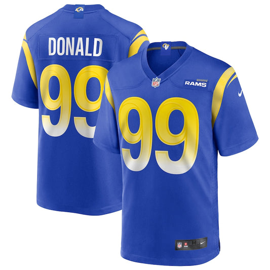 Los Angeles Rams Aaron Donald Game Royal Football Jersey product image