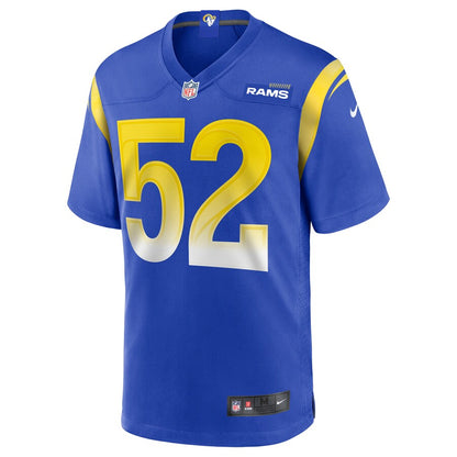 Los Angeles Rams Terrell Lewis Game Royal Football Jersey product image