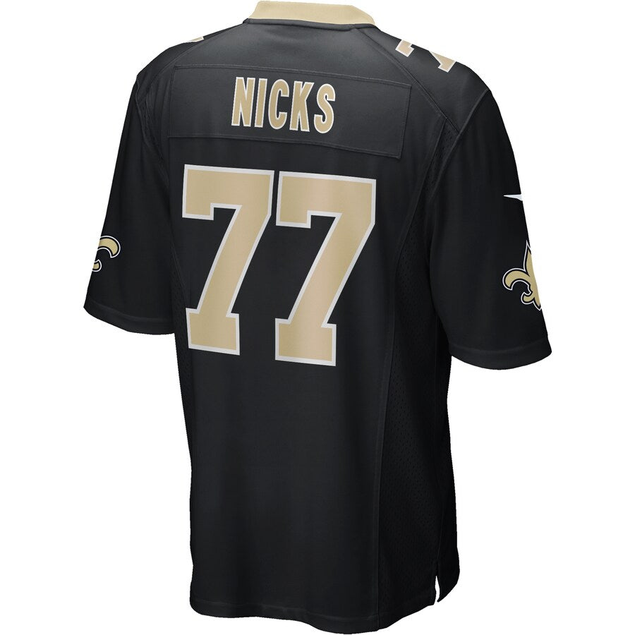 New Orleans Saints Carl Nicks Game Black Football Jersey product image