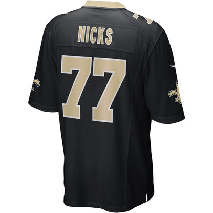 New Orleans Saints Carl Nicks Game Black Football Jersey product image