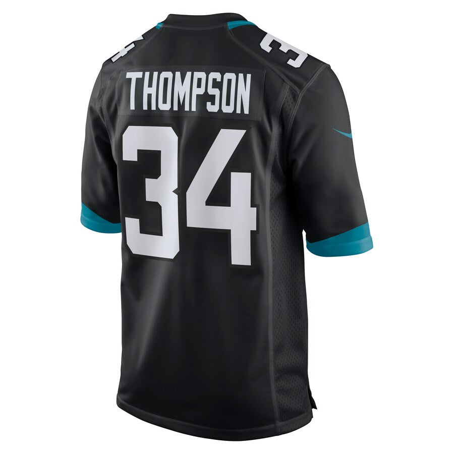 Jacksonville Jaguars Chris Thompson Game Black Football Jersey product image