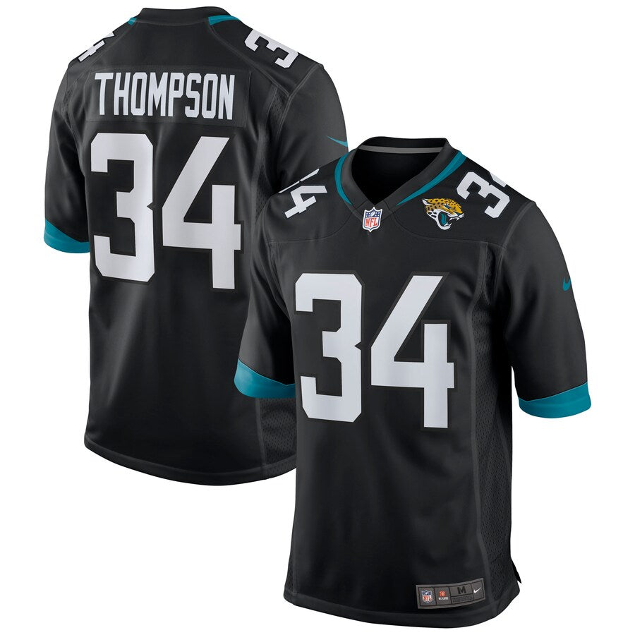 Jacksonville Jaguars Chris Thompson Game Black Football Jersey product image