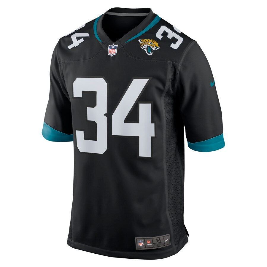 Jacksonville Jaguars Chris Thompson Game Black Football Jersey product image