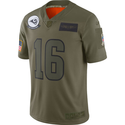 Los Angeles Rams Jared Goff Limited Salute To Service Olive Football Jersey product image