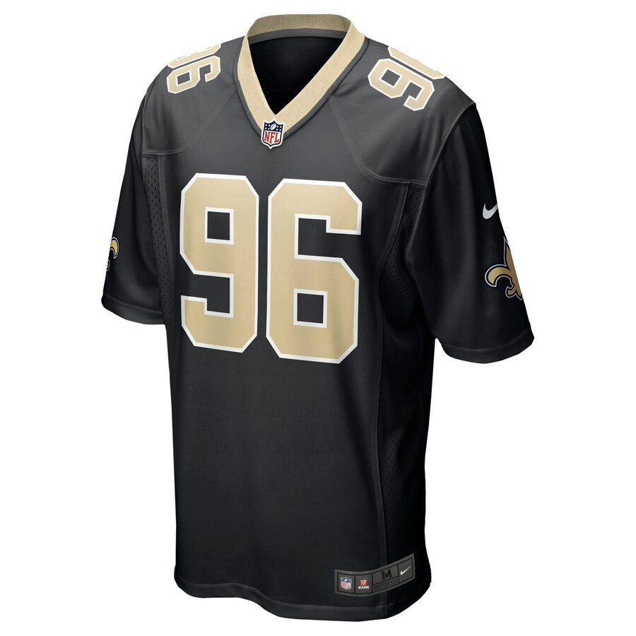 New Orleans Saints Carl Granderson Game Black Football Jersey product image