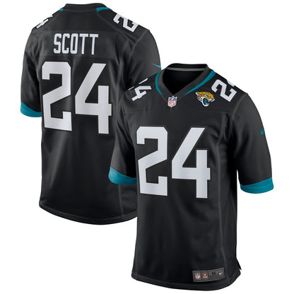 Jacksonville Jaguars Josiah Scott Game Black Football Jersey product image