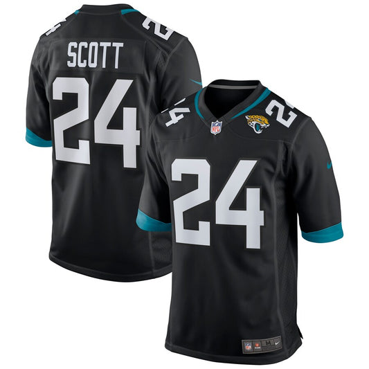 Jacksonville Jaguars Josiah Scott Game Black Football Jersey product image