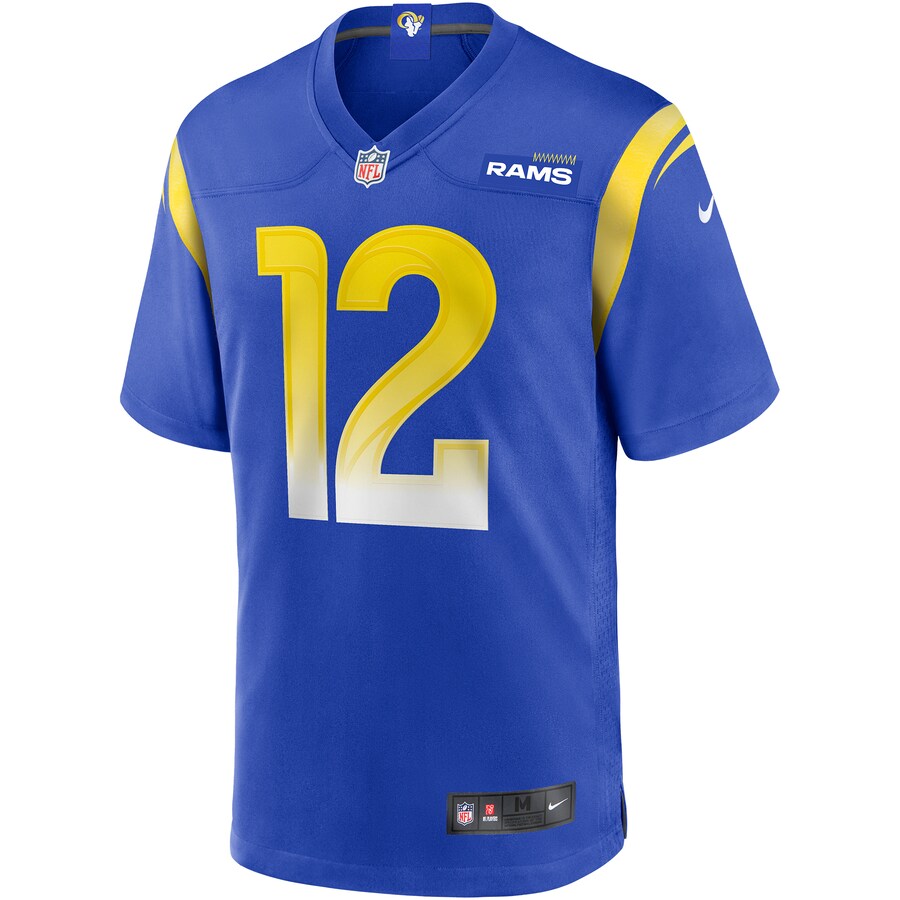 Los Angeles Rams Van Jefferson Game Royal Football Jersey product image