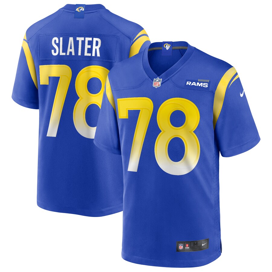 Los Angeles Rams Jackie Slater Game Royal Football Jersey product image