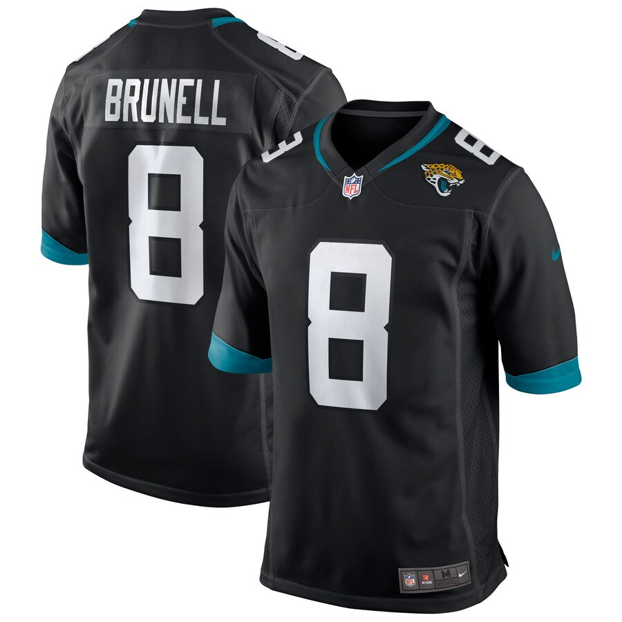 Jacksonville Jaguars Mark Brunell Game Black Football Jersey product image