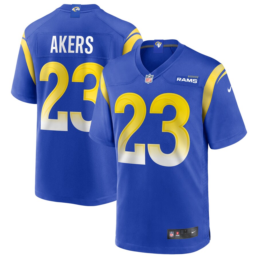 Los Angeles Rams Cam Akers Game Royal Football Jersey product image