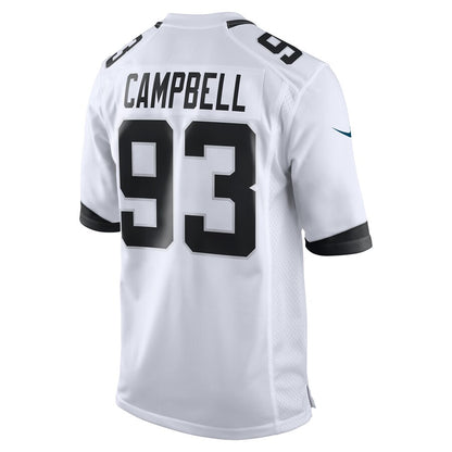Jacksonville Jaguars Calais Campbell 2018 Game White Football Jersey product image