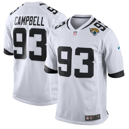 Jacksonville Jaguars Calais Campbell 2018 Game White Football Jersey product image