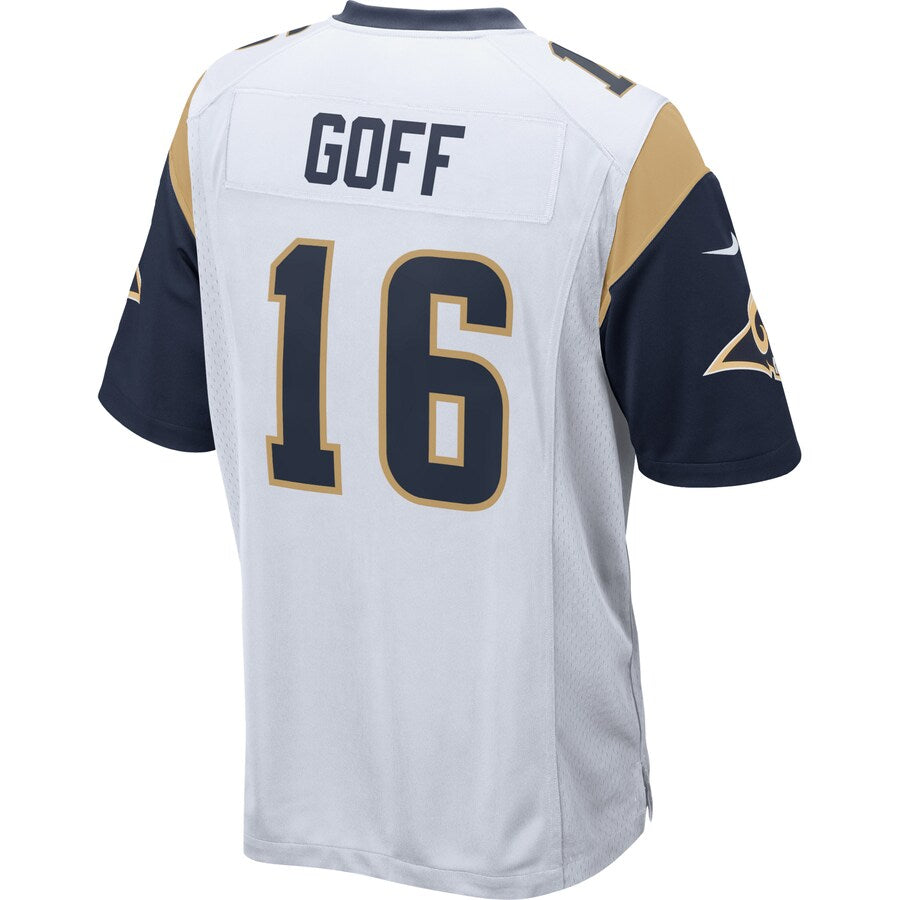 Los Angeles Rams Jared Goff Game White Football Jersey product image